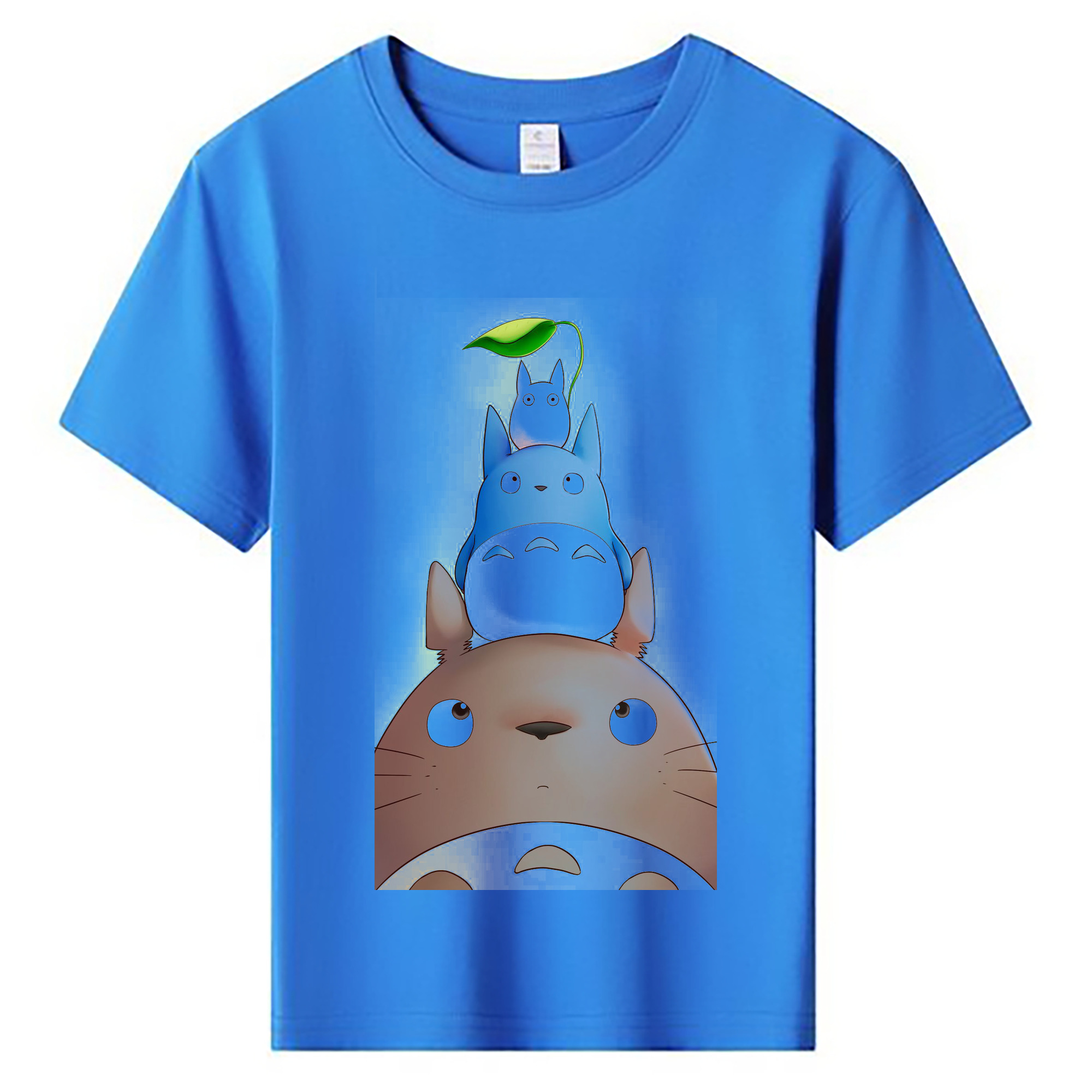 （画像用） となりのトトロ 草壁メイ 草壁サツキ My Neighbor Totoro Satsuki Kusakabe Mei Kusakabe 綿100％キッズTシャツ（フロントプリント）